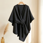 Langer Poncho Schal