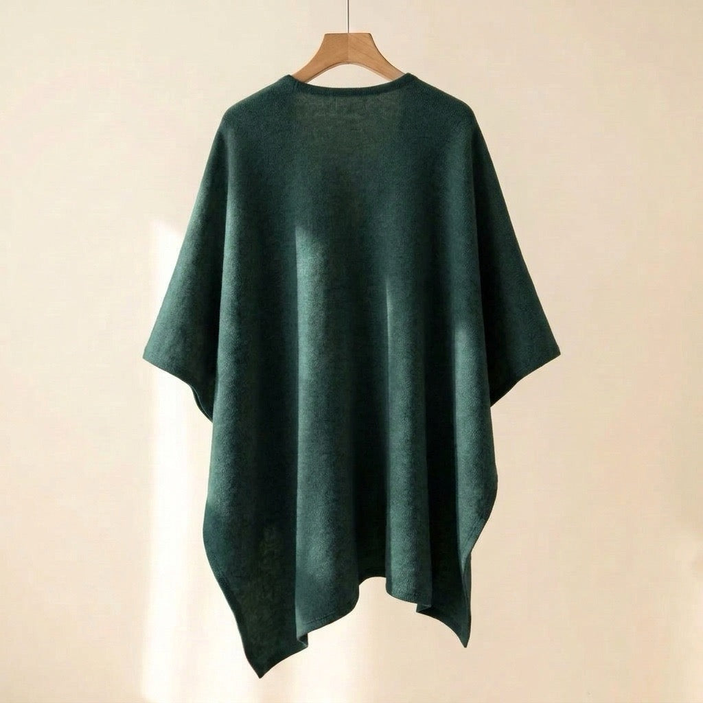 Langer Poncho Schal