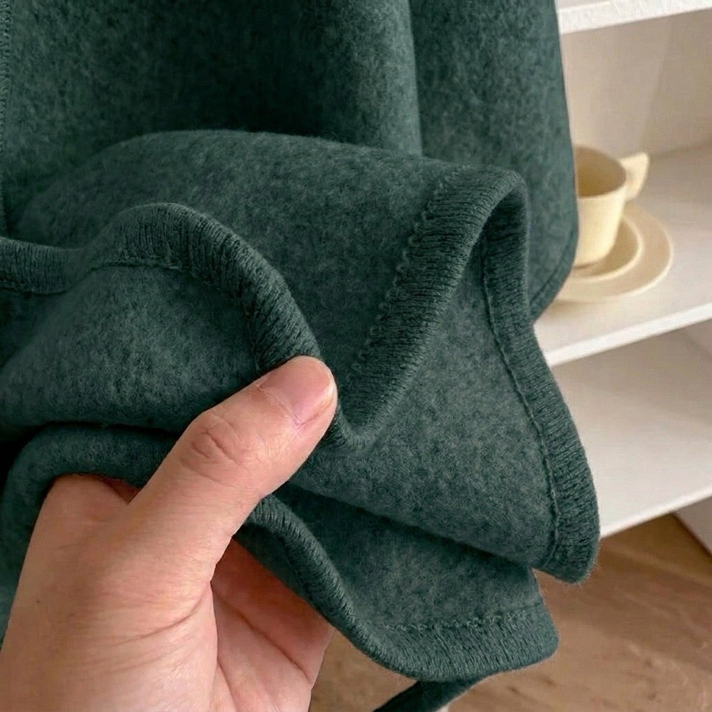 Langer Poncho Schal