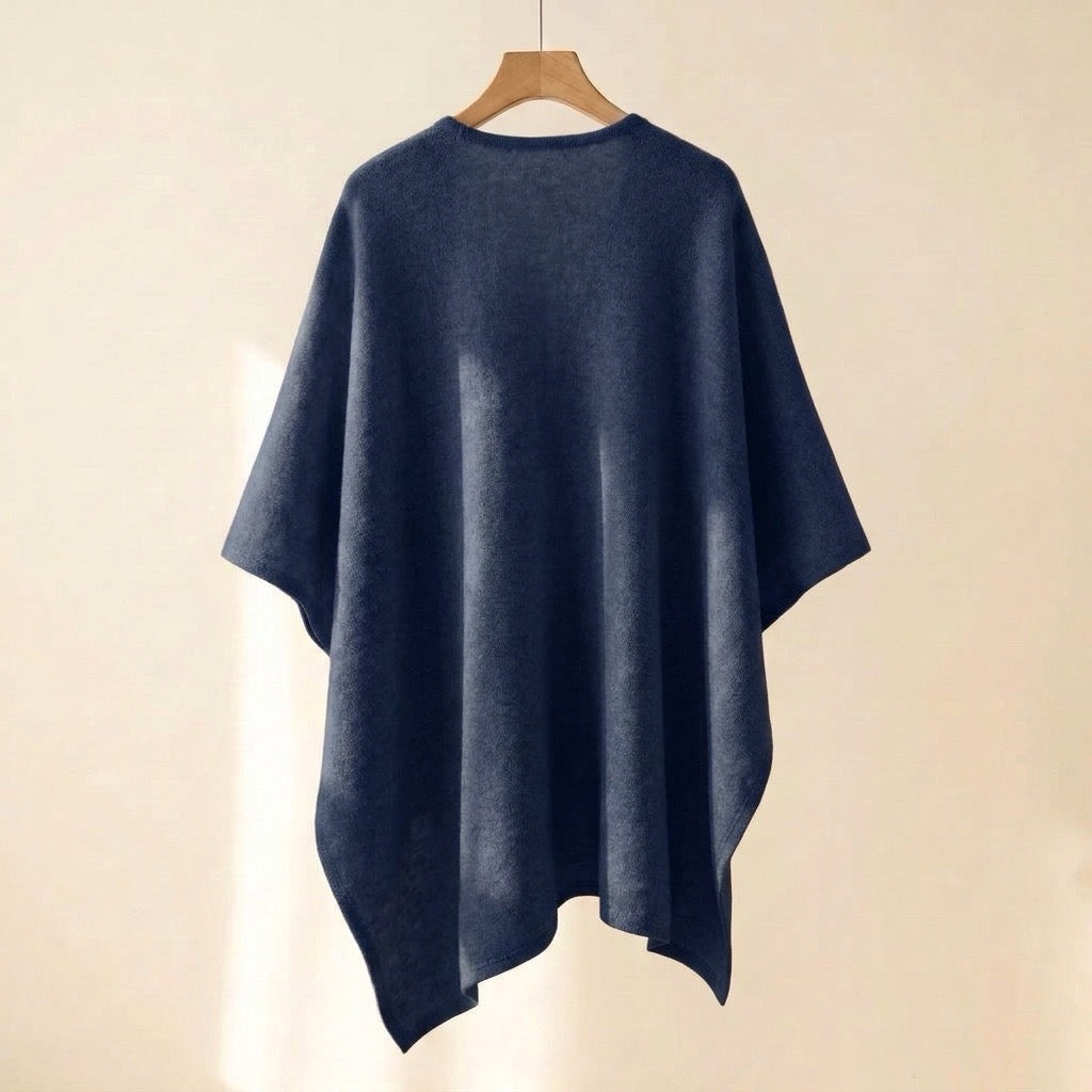 Langer Poncho Schal