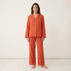 Uni Musselin-Pyjama