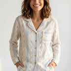 Langer Musselin Pyjama