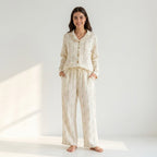 Langer Musselin Pyjama