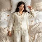 Langer Musselin Pyjama